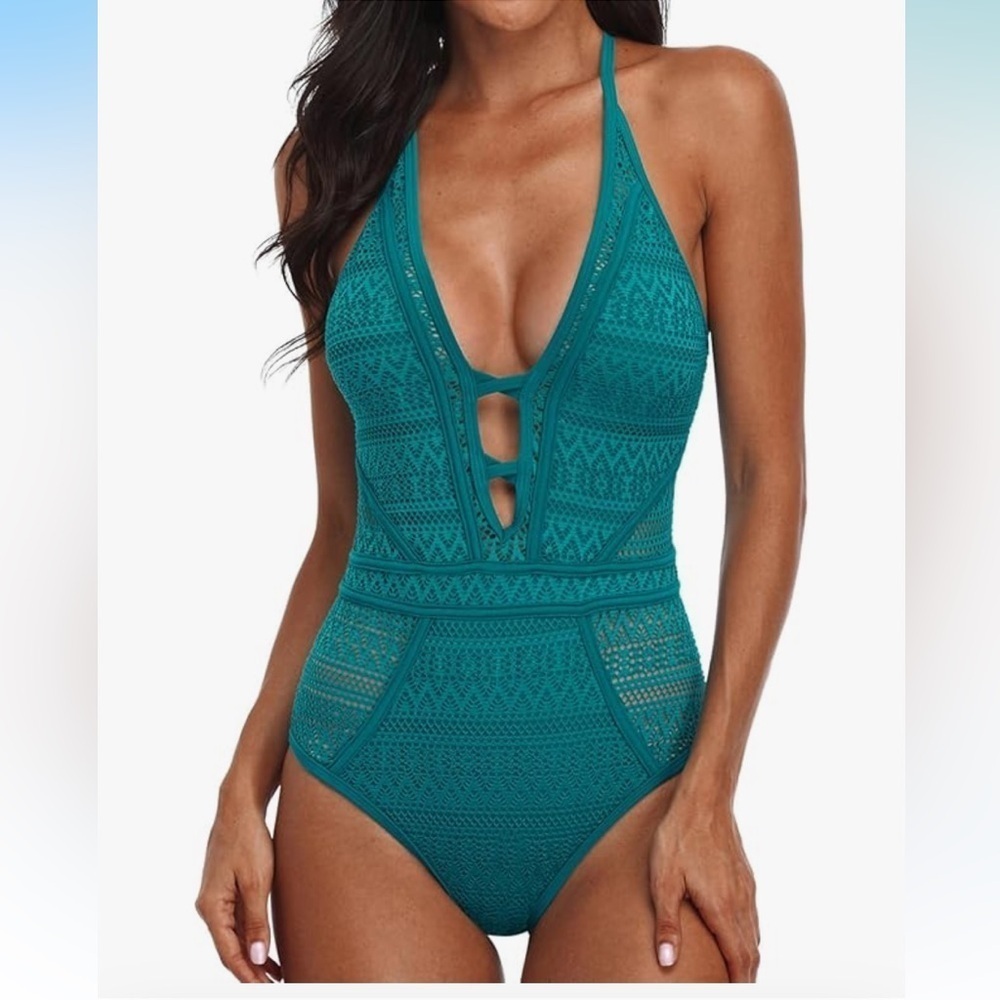NWT Teal One-Piece Swimsuit